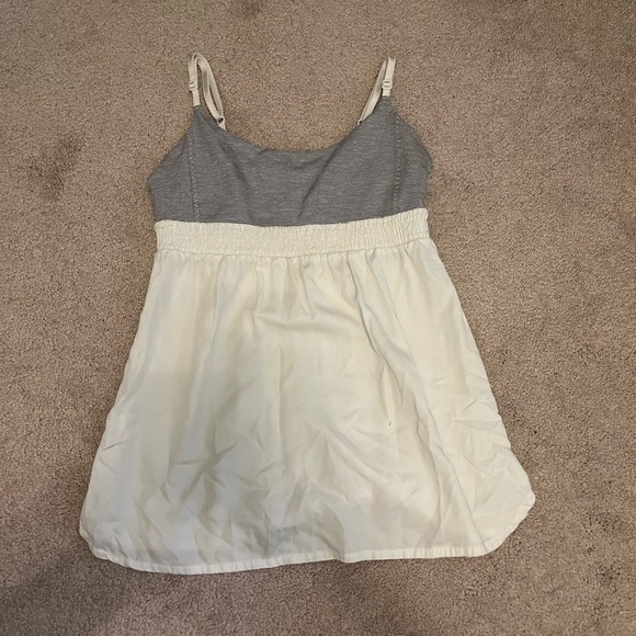 lululemon athletica Gray and Cream Tank Top - Picture 1 of 5